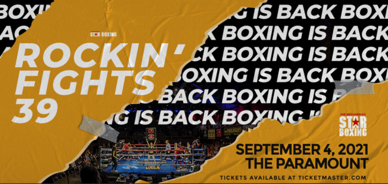 Star Boxing’s Rockin’ Fights is back September 4