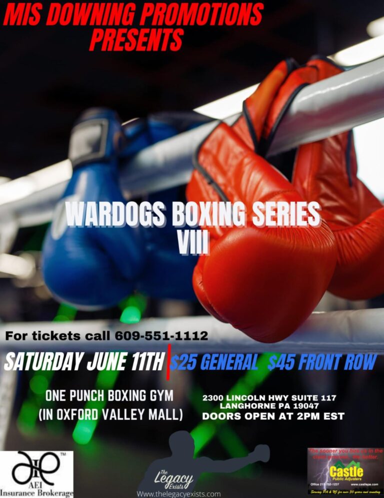 Mis Downing Promotions Gives Back This Saturday with Amateur show, Wardogs VIII